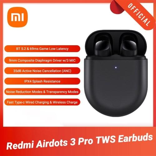 Xiaomi Redmi AirDots 3 Pro Blutooth 5.2 TWS Earphone Noise Cancelling Earbuds Waterproof Headphones Wireless Headset With Mic