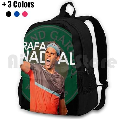 Rafa Nada : King Outdoor Hiking Backpack Waterproof Camping Travel Swim Rafael Nadal Spain Sports Tennis Come On Rafa White Rafa