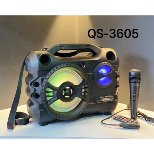 High-power wireless card portable microphone bluetooth speaker subwoofer column outdoor super bass speaker caixa de som