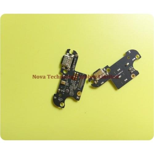Wyieno For Xiaomi Mi8 Lite Charger Port Board USB Charging Connector Flex Cable Microphone Mic Plug Replacement Parts + Tracking