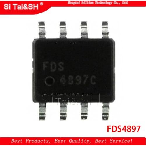 10pcs/lot FDS4897C FDS4897 4897C LCD power chip SOP-8