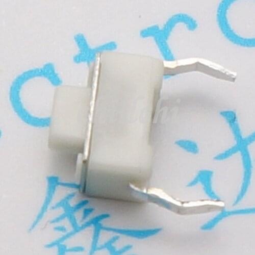 1000PCS / The 3*6*5 pin inserted in 3*6*5.0MM white feet touch key switch