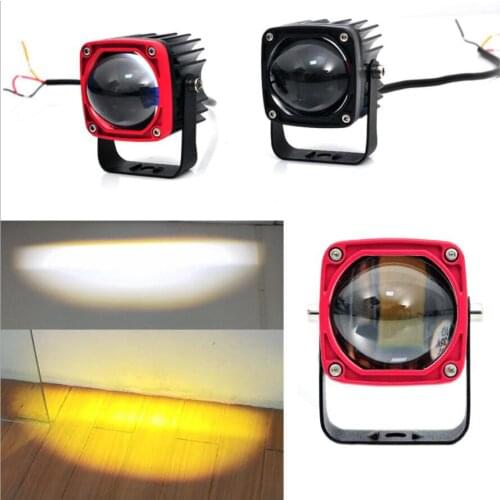 2 Inch 8D Lens Led Work Light 6000K White 3000K Yellow Driving Light Fog Lights Spotlight Car Truck Off Road Motorcycle 12V 24V