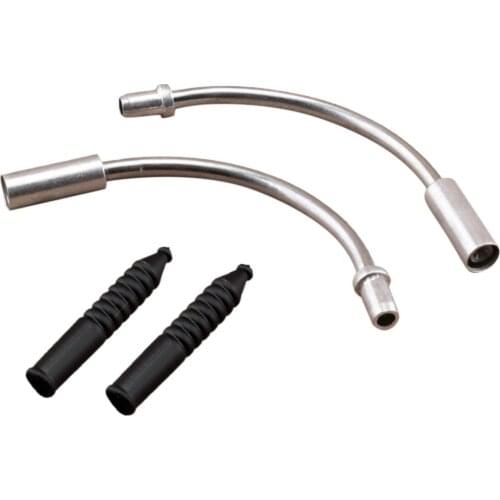 NEW 2Pcs V Brake Noodles Cable Guide Bend Tube Pipe for MTB Bicycle and Folding Bike