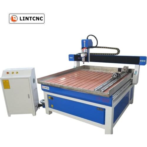 4Axis 2.2 Spindle 6090 6015 9012 1212 1224 3D CNC Router With Mach3 /Ncstudio/DSP Control System