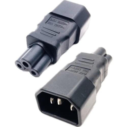 IEC320 C14 to C5 pdu UPS plug female Power adapter PLUG CONVERTER C6 to C13 Changer