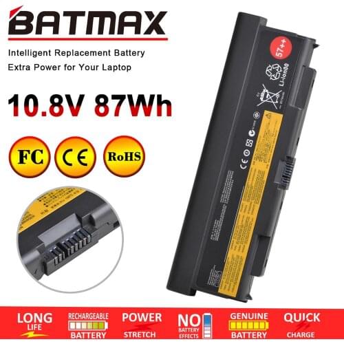 10.8V 87WH/9Cell Laptop Battery for Lenovo ThinkPad L440 L540 T440p T540p W540 45N1148 45N1149 45N1152