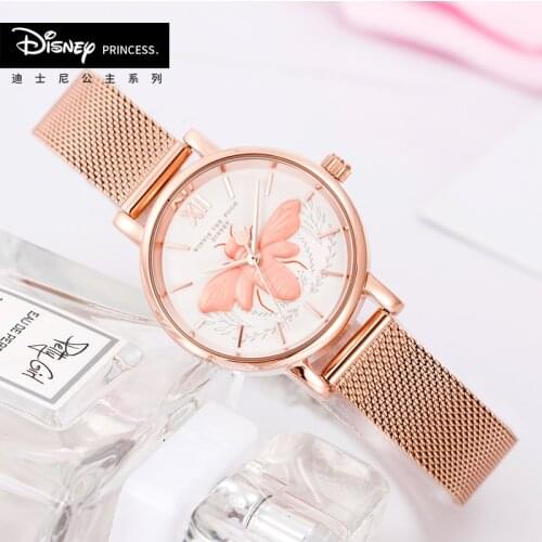 Disney Original Winnie The Pooh Women 3D Bee Quartz Watches Fashion Waterproof Ladies Watch Female reloj mujer Gift Clock 2104
