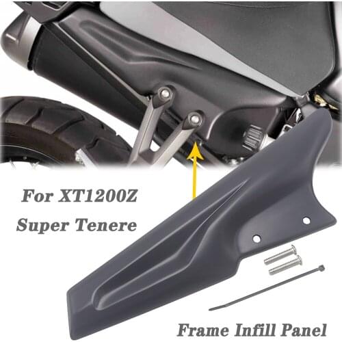 XT 1200 Z black For Yamaha XT1200Z Super Tenere 2010-2020 Motorcycle Rear Fairing Cover Frame Injection Upper Side Tail Fairings