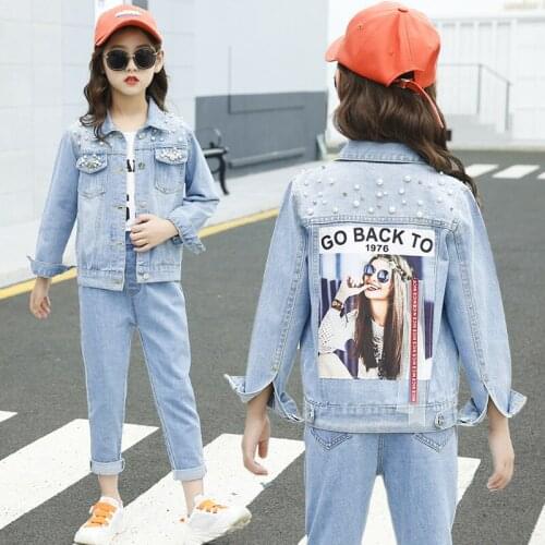 Children Clothing Girls Spring and Autumn New Girl Two-Piece Set 4-14 Years Old Spring and Autumn Fashion Girls Clothing