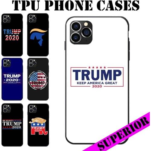 For REDMI 5 6 7 8 T A K20 30 S2 NOTE PRO PLUS Trump 2020 Election Keep America Great Soft TPU Phone Back Cases