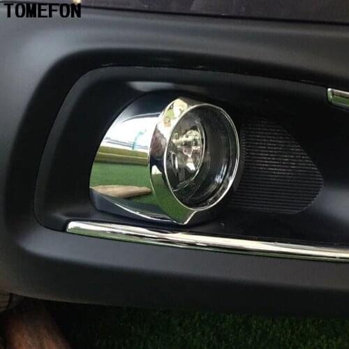 For Suzuki SX4 S-Cross SX4 Crossover 2014 2015 2016 ABS Chrome Front Rear Fog Light Lamp Cover Trim Car Accessories Fog Light