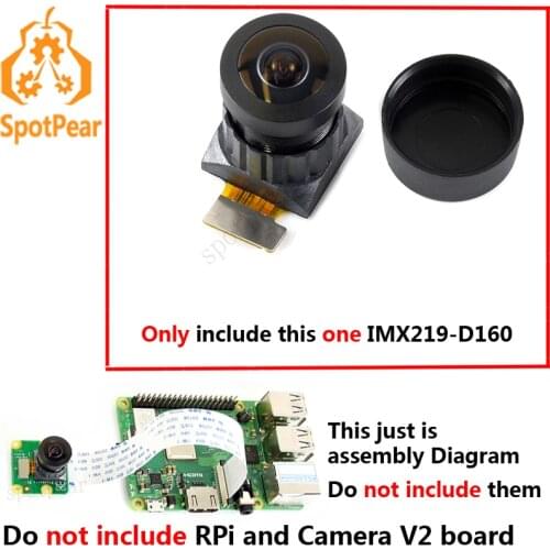 Raspberry Pi Camera IMX219 Camera Module for the official Raspberry Pi Camera Board V2, 77.6 degree