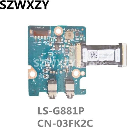 SZWXZY New Original For DELL Alienware Area 51m Audio Board With Cable DDQ70 LS-G881P CN-03FK2C 03FK2C 3FK2C 100% Tested