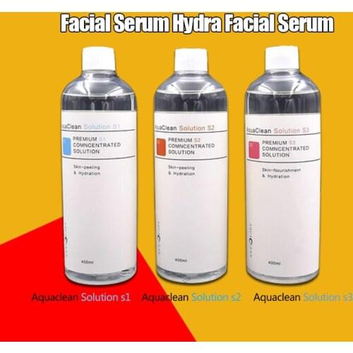 Newest Aqua Clean Solution / Aqua Peel Concentrated Solution 400ml Per Bottle Aqua Facial Serum Hydra Facial Serum For Normal Sk