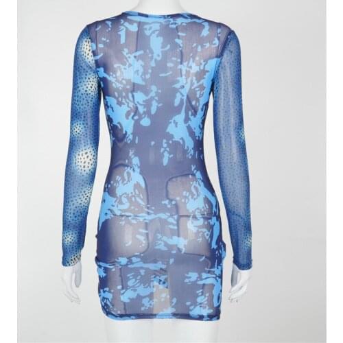 The new net yarn perspective side bind sexy women cultivate ones morality dress dress women summer dress sexy dress