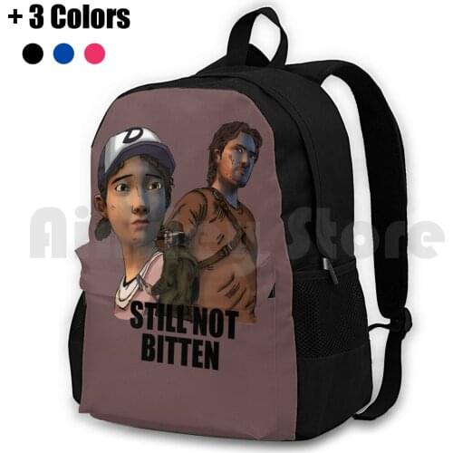 Still Not Bitten Outdoor Hiking Backpack Riding Climbing Sports Bag Twd Zombie Clementine Kenny Dead The Walking Dead Telltale