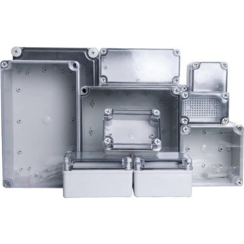IP67 AG transparent series outdoor waterproof Ddiy cover DIY electrical junction box ABS plastic box power distribution box