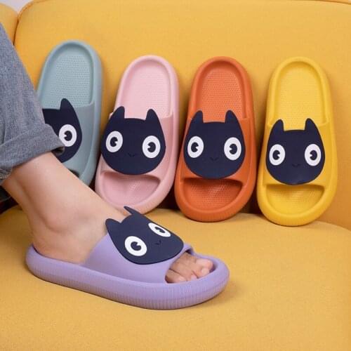 Lovely Summer Slippers Women Animal Cat Slippers for Indoor Outdoor Unisex Home Shoes Top Quality Slides Dropshipping Slippers