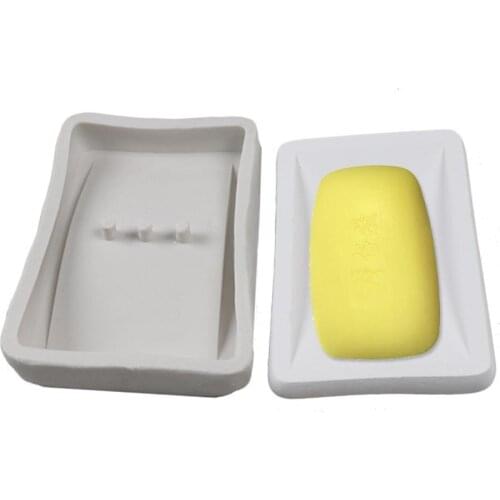 DIY Silicone Soap Box Mold For Handmade Soap Making Forms 3D Mould Square Soaps Molds Bathroom Supply