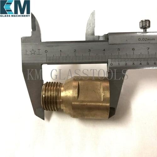 Drill sleeve conversion sleeve, Adapter for Belgium thread Mount-YG 1/2'', Material: copper, Length: 45mm
