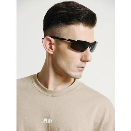 High Level Stylish Sunglasses Men Women Glasses Polarized Male Outdoor Sports SunGlasses Driver TAC Sunglasses With Case 8003C2Y