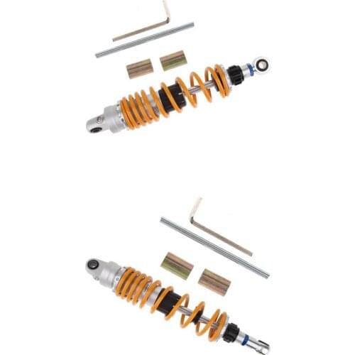 350mm & 360mm Motorcycle Rear Shock Absorbers Suspension For Honda ATV, 2PCS