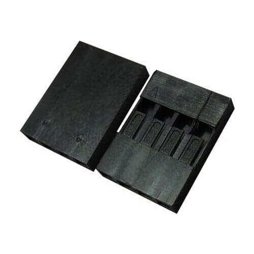 1000pcs Dupont Head 2.54mm 4P 1X4P Dupont Plastic Shell Pin Head Connector Jumper Wire Cable Housing Plug Female