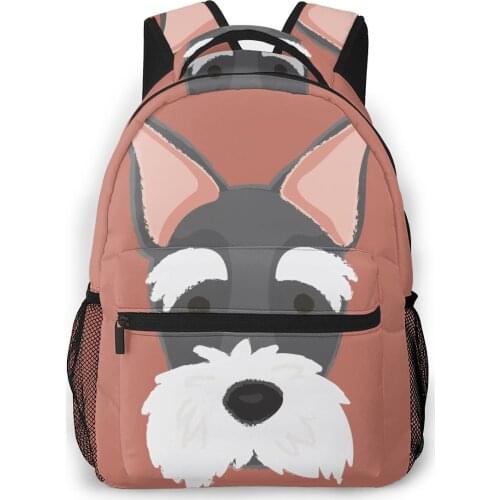 2021 Backpack Women Shoulder Bag Scottish Terrier Dog Fashion School Bag For Teenage Girl Backpacks Travel Bag