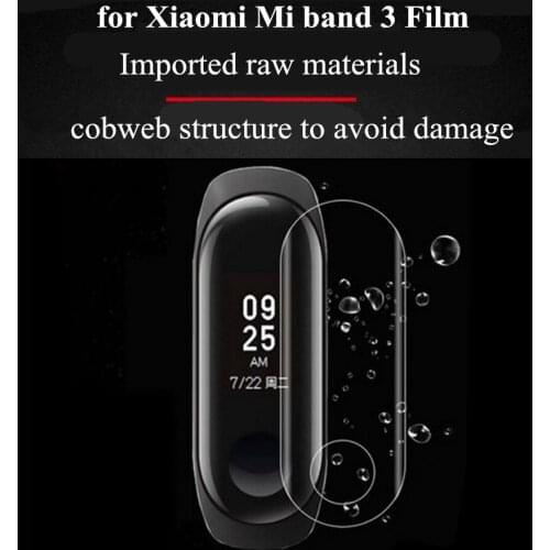 3pcs Protector Miband3 Mi band 3 HD Ultra Thin Anti-scratch Screen Protective Film for Xiaomi Mi Band 3 Band3 Screen