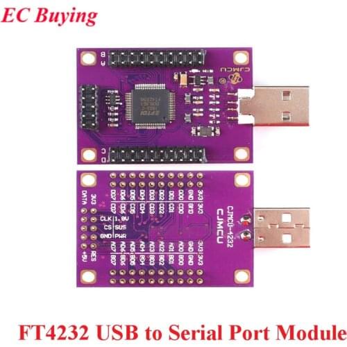 FT4232 Four-channel USB to Serial Port UART/SPI/I2C/JTAG/RS232 /RS485/RS422 Module 4 Channel FT4232HL CJMCU-4232