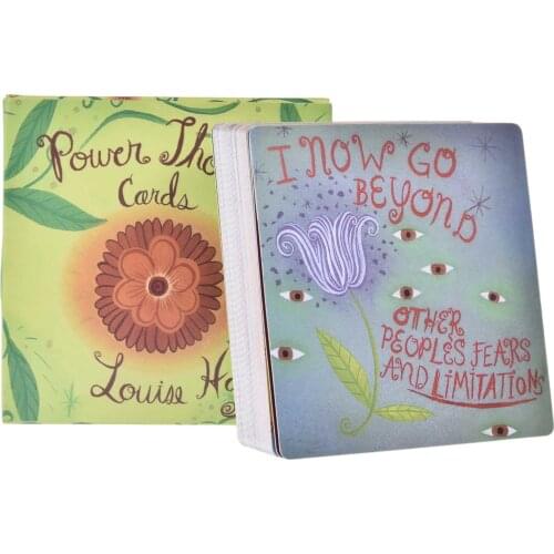 64PCS Tarot Card Power Thought Fate Divination Card Carry Card Games Card Sleeves Magic Board Game Tarot Full English Version