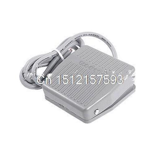 AC 250V 10A Fronted Push Mini Foot Pedal Switch w Cable