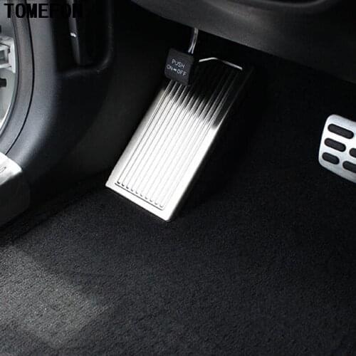 TOMEFON For Kia Sportage KX5 2016 2017 2018 Car Stainless Steel Foot Inner Brake Rest L;amp Frame Trim Break Pedal 1pcs