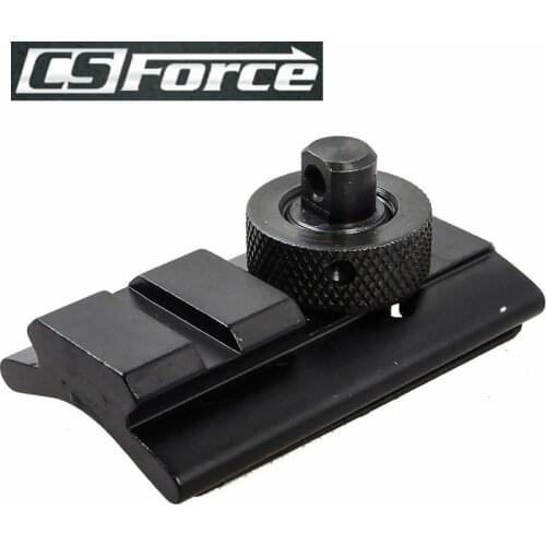 CS Force Tactical Airsoft Rifle Hunting Shooting Bipod Weaver Rail Sling Stud Swivel Picatinny Slot Adaptor 20mm Bipod Adapter