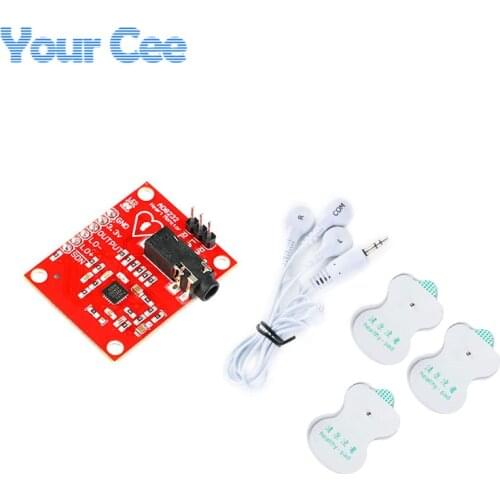 Ecg Module AD8232 ecg Measurement Pulse Heart Monitoring Sensor Module kit Heart Rate Pulse Sensing DIY For Arduino
