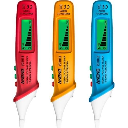 VC1018 Electric Tester Pen Digital Intelligent AC Voltage Meter 1000V Voltmeter Buzzer Detector For Electric Tool