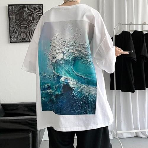 Fashion Men T-Shirts 2021 Summer Mens Hip Hop T Shirt New Casual Printed Tshirts Streetwear Clothing Men Tee Shirts Tops