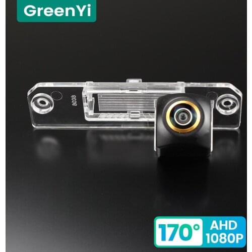 GreenYi 170° HD 1080P Car Rear View Camera for VW Volkswagen Lavida Night Vision Reverse Reversing 4 Pin Vehicle Parking AHD