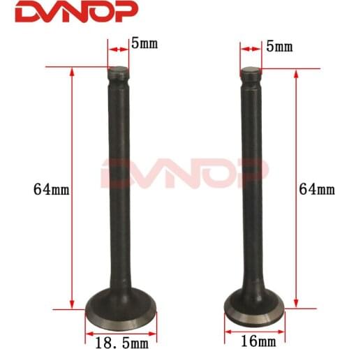GY650 50cc Scooter Engine Valve 64mm 139QMB Cylinder Head Parts Repair Wholesale Drop Shipping QM-GY650