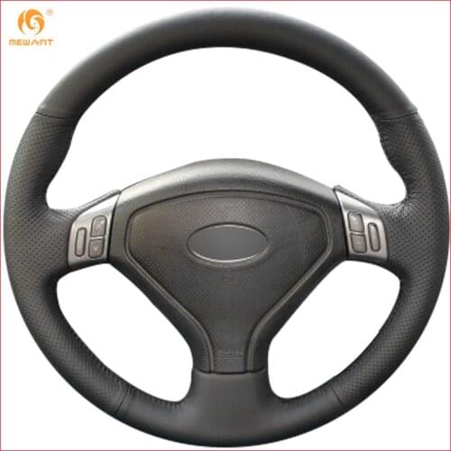 MEWANT for Subaru Forester 2004-2006 Outback 2004 2005 Legacy 2004-2006 Artificial Leather Car Steering Wheel Cover Accessories