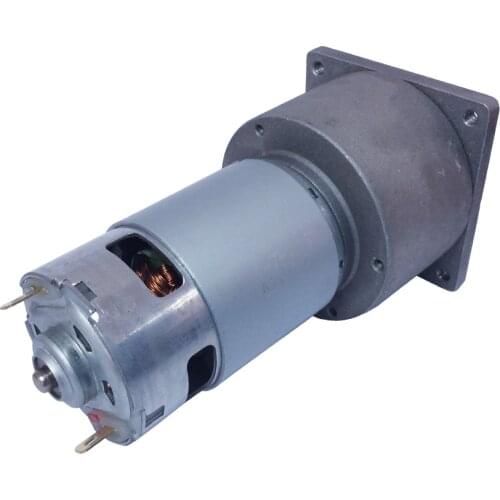 Can rotate forward and reverse slow speed motor 12v DC straight gear reducer motor gear reducer motor large torque