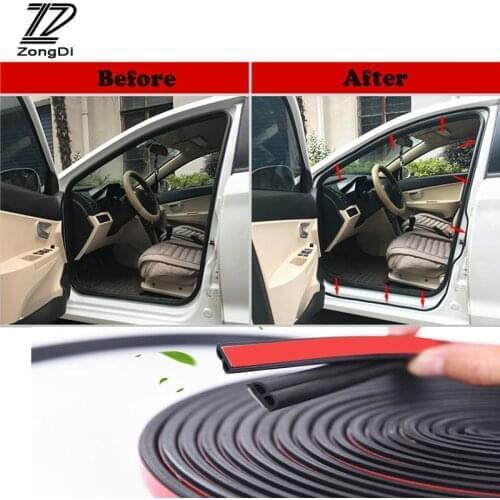 Auto Interior B Shape Car Door Rubber Seal Strips Sticker for Abarth Fiat 500 Mercedes Benz Accessories W204 W205 W203 W212 W176