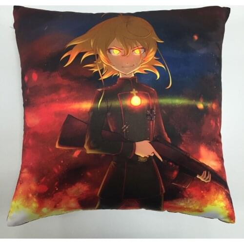 New Youjo Senki Tanya Anime two side Pillowcases Hugging Pillow Cushion Case Cover Otaku Gift Cosplay 170