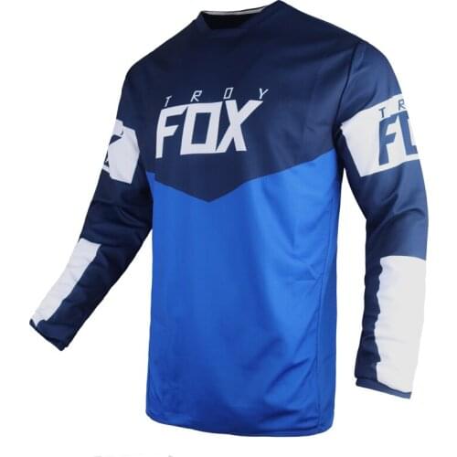 2021 Revn Blue Steel Jersey Motocross MX MTB DH Mountain Downhill Dirt Bike Off Road ATV Shirt for Men