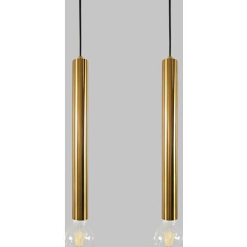 Nordic hanging single head Pendant Lights theme cafe clothing store gold window light E27 attic glass light WJ11