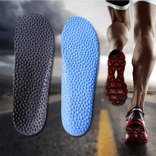 Popcorn Memory Foam sports Insoles For Shoes Deodorant Breathable elastic Cushion Running Insoles For Man Women Orthotic Insoles
