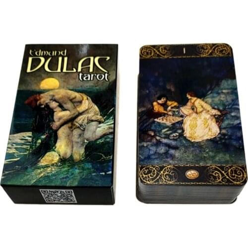 2021 Top Edmund Dulac Tarots Cards Full English 78-Card Deck Oracle Party Fate Board Game