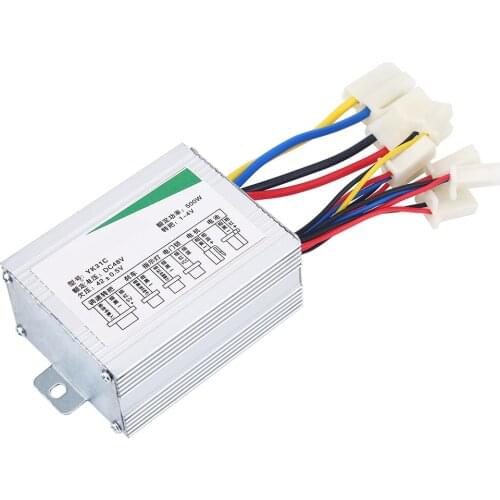 High Quality Aluminium Alloy 48V 500W Motor Brushed Motor Controlle Electric Bicycles Accessories For Electric Bicycles Scooter