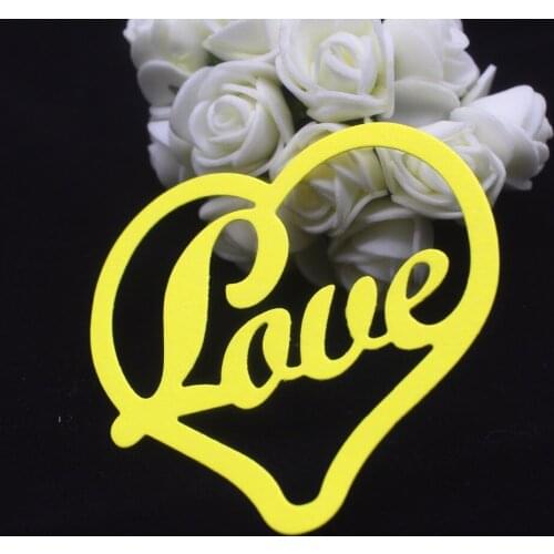 YLCD533 Love Metal Cutting Dies For Scrapbooking Stencils DIY Album Paper Cards Decoration Embossing Folder Die Cutter Template